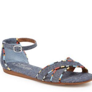 Toms Strap Flat Sandals 7.5